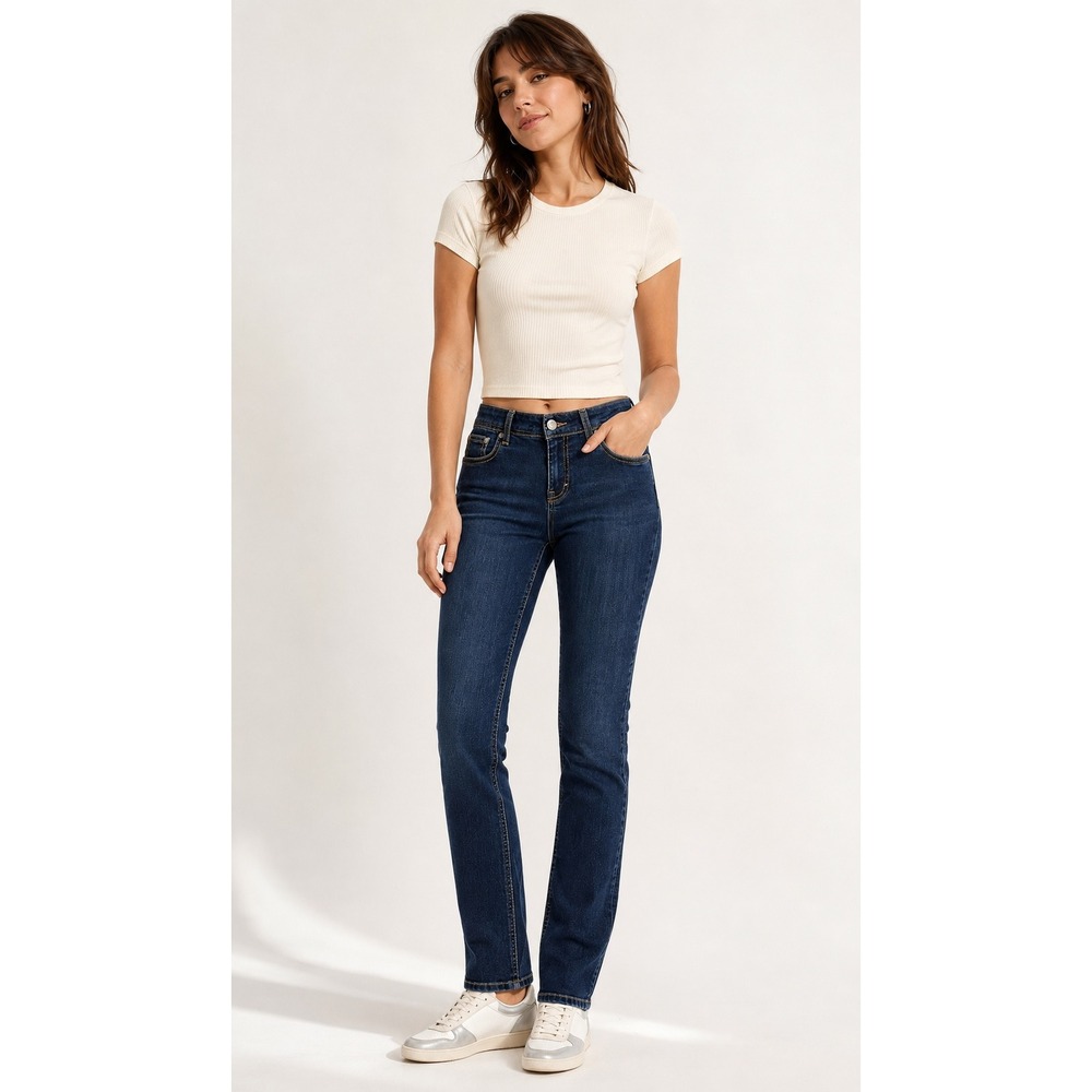 BKE Payton Skinny Jeans Womens 30L Dark Wash Embroidered Gem Pockets BK13178L